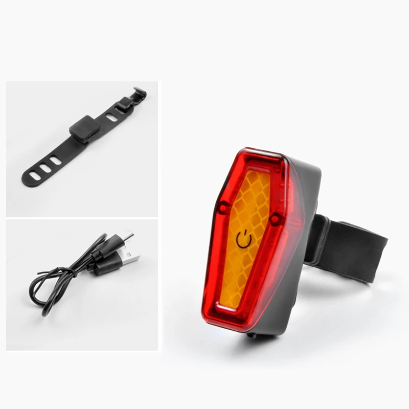 Bike Rear Tail Light Ultra USB Rechargeable Water Resistant For Fits On Any Road Mountain | Спорт и развлечения
