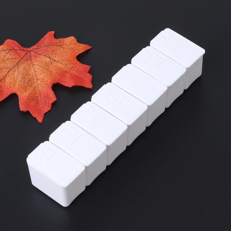 7 дневная таблеточная коробка для хранения таблеток крышек контейнер органайзер