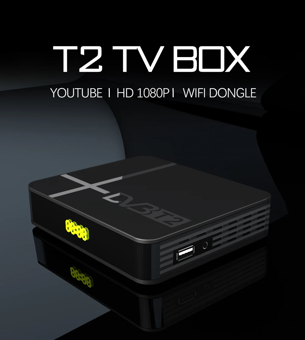 2020 DVB T2 приемник Full HD цифровой ТВ телеприставка H.264 Поддержка Youtube USB WIFI MeeCast TV тюнер