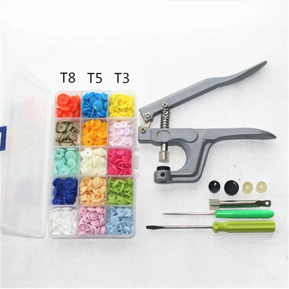 1 комплект металлические плоскогубцы инструменты используемые для T3 T5 T8 Kam кнопки