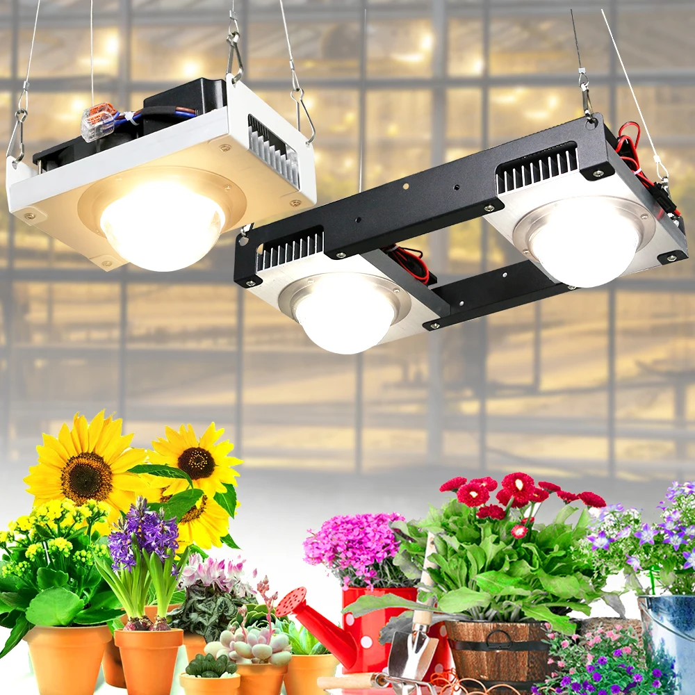 

CREE CXB3590 COB светодиодный Grow светильник полный спектр 100 Вт 200 3500K для сельскохозяйствнных ламп для комнатных растений цветы гидропоника, шатер ...