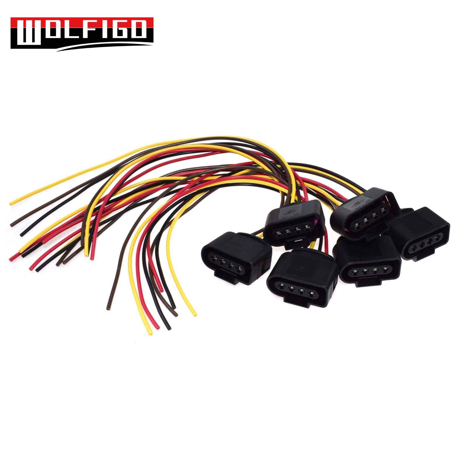 WOLFIGO новый комплект для ремонта катушки зажигания жгут проводов AUDI /VW /SKODA SEAT /FORD