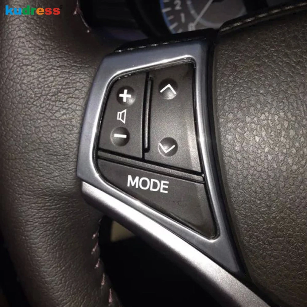Для Toyota Vios Yaris 2013 2014 2015 Седан 4 двери Матовая Внутренняя Панель рулевого колеса