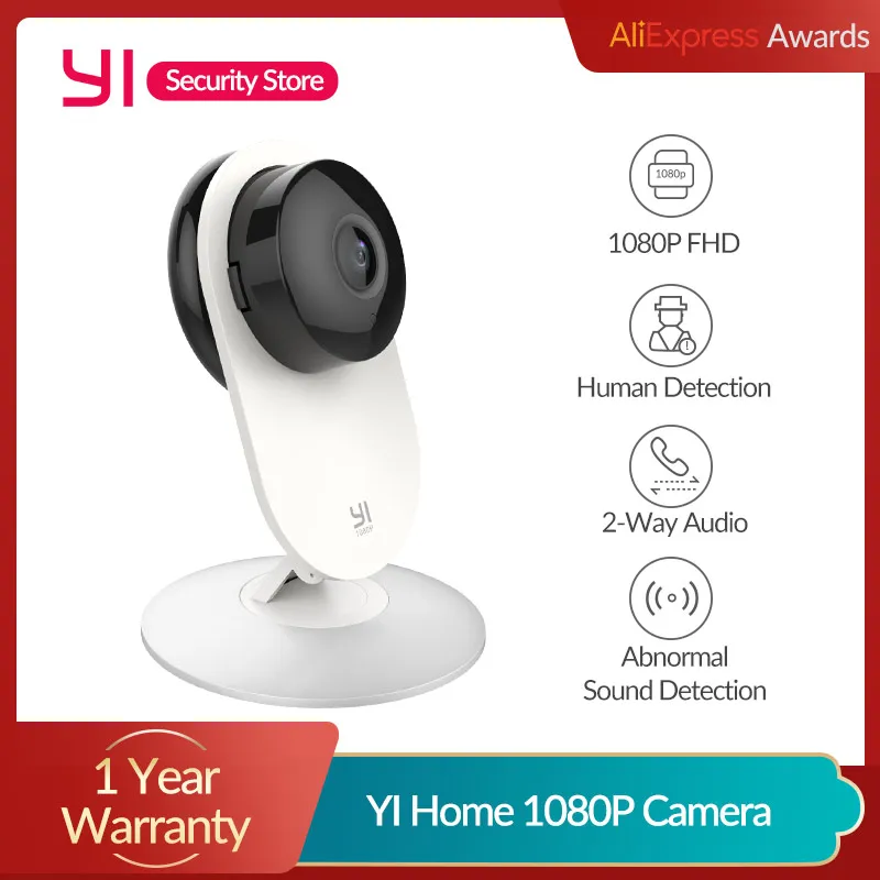 IP камера YI Home 1080P с Wi Fi и функцией ночной съемки|Камеры видеонаблюдения| |