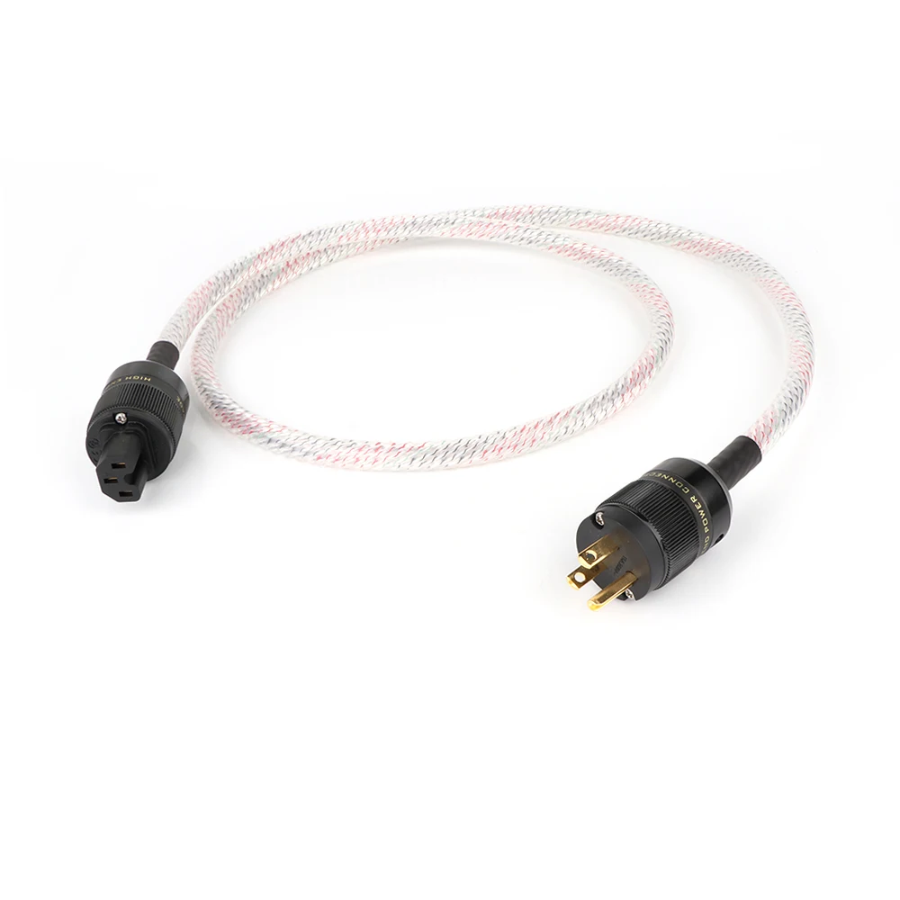 Высококлассный кабель питания Valhalla Hi Fi шнур 7N OFC с усилителем штепсельной вилки