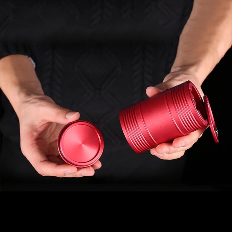 Пепельница автомобильная из алюминиевого сплава с вращающейся крышкой