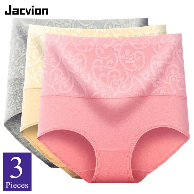 3 шт./компл. женские хлопковые трусы с высокой талией|Женские трусики| |