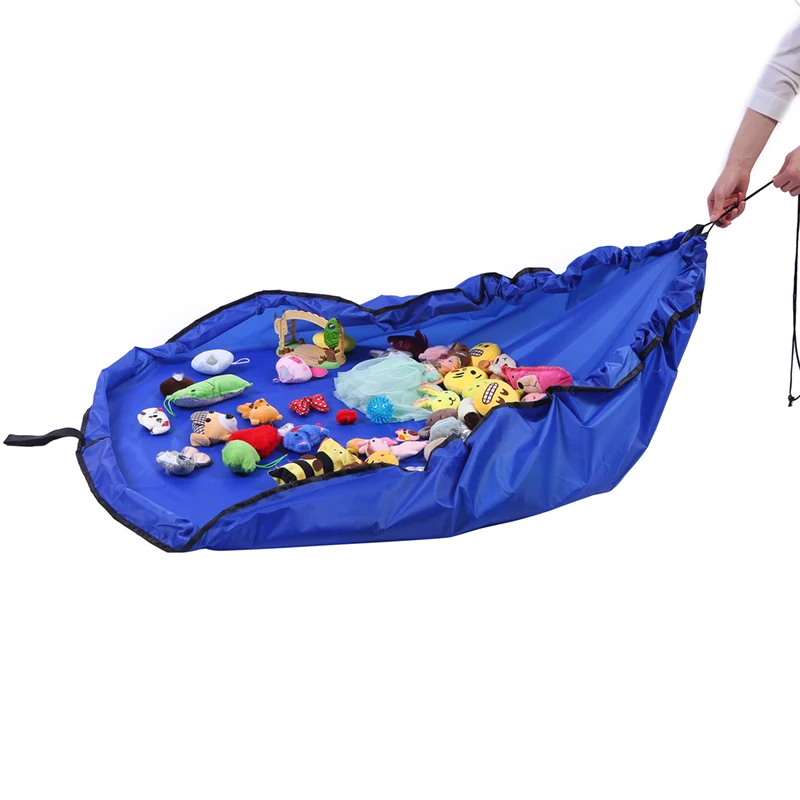 Portable Building Blocks Storage Bag Toys Drawstring Play Mat Bricks Hanging Pouch Games Carpet for Children | Игрушки и хобби