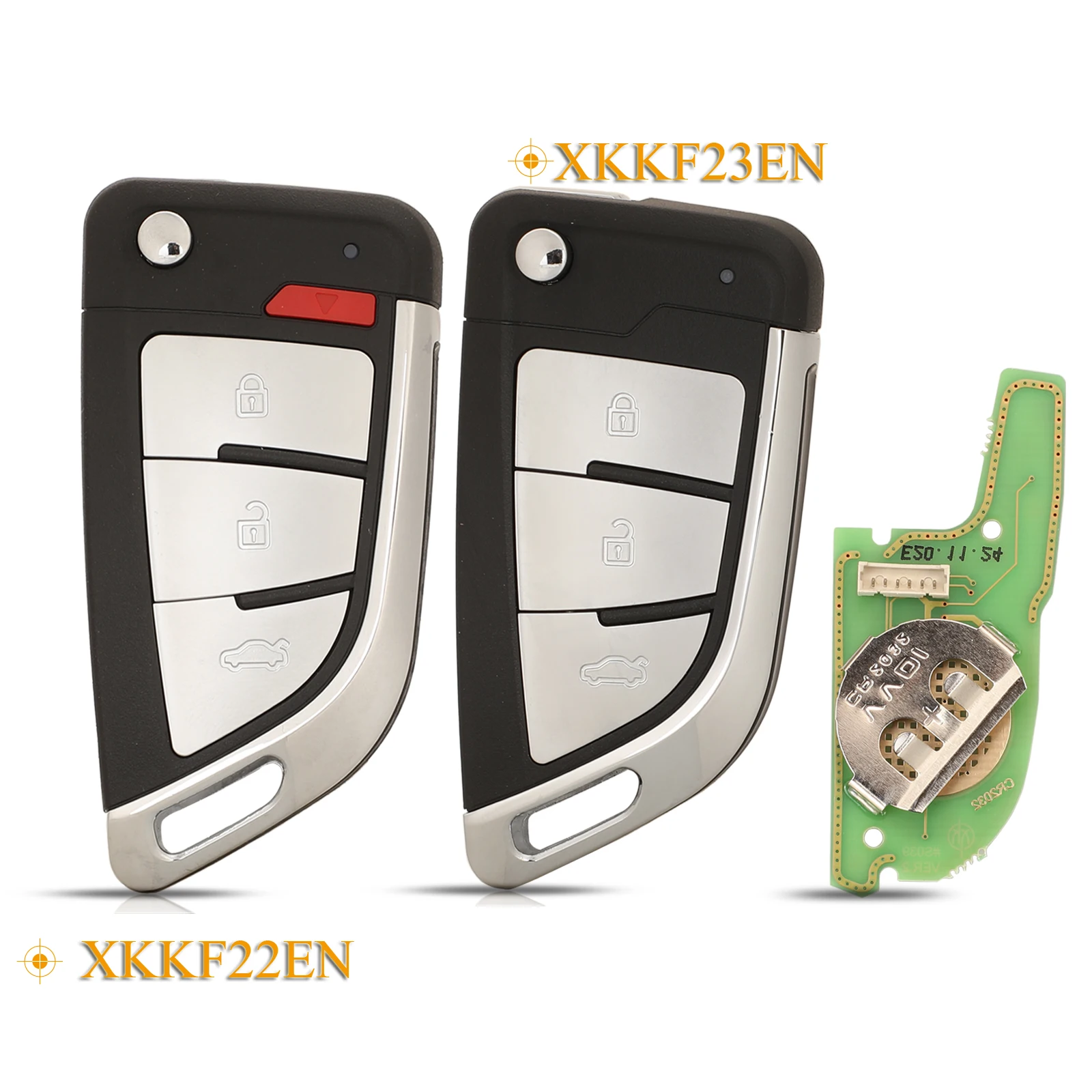 jingyuqin 3/4 Buttons Xhorse XKKF22EN/XKKF23EN Universal Remote Key For VVDI Mini Key Tool
jingyuqin 3/4 Buttons Xhorse XKKF22EN/XKKF23EN Universal Remote Key For VVDI Mini Key Tool