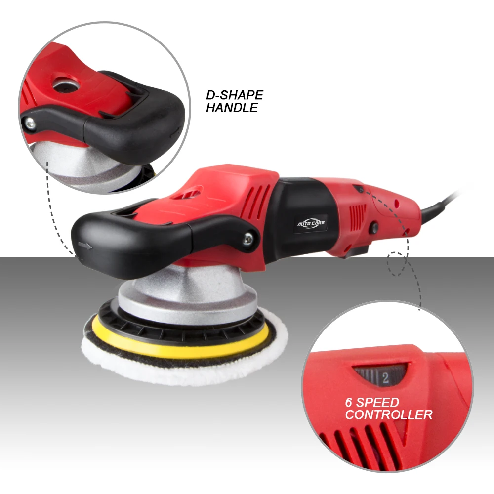900W Dual Action Car Polisher 6 Inch 4800RPM DA Forced Rotation Polishing Machine | Автомобили и мотоциклы