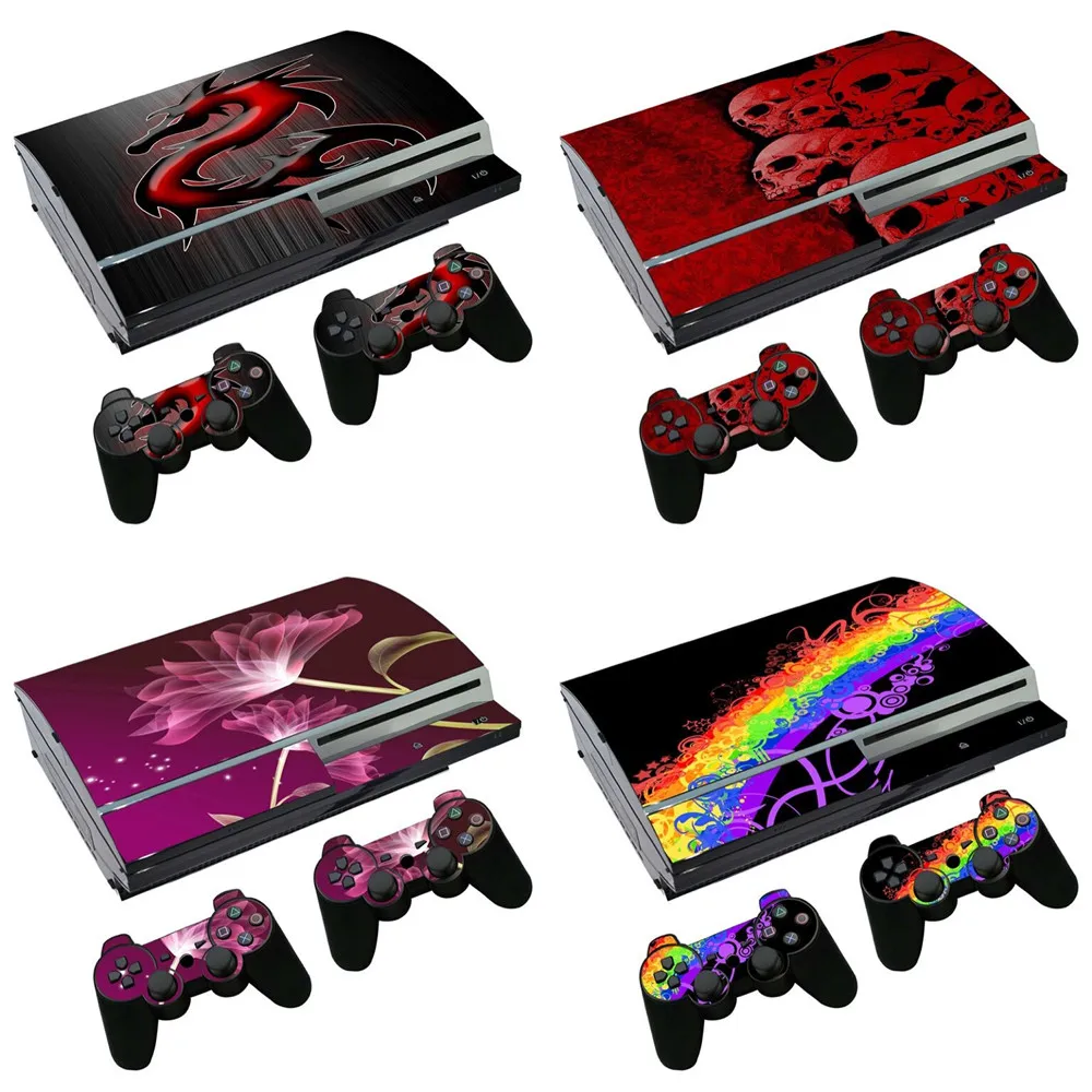 Дизайнерский виниловый чехол для PS3 Fat виниловая наклейка консоль и контроллер