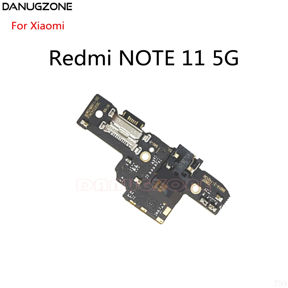 10 шт./лот для Xiaomi Redmi NOTE 11 USB зарядная док-станция гнездо разъем штекер плата гибкий