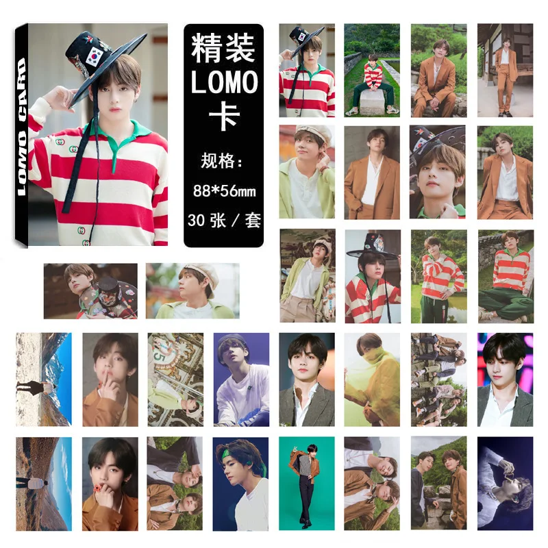 30 шт./компл. Kpop Bangtan Boys летний альбом Фотокарта хорошее качество Bangtan Boys Photo Lomo Card Bangtanboys Новые поступления Kpop