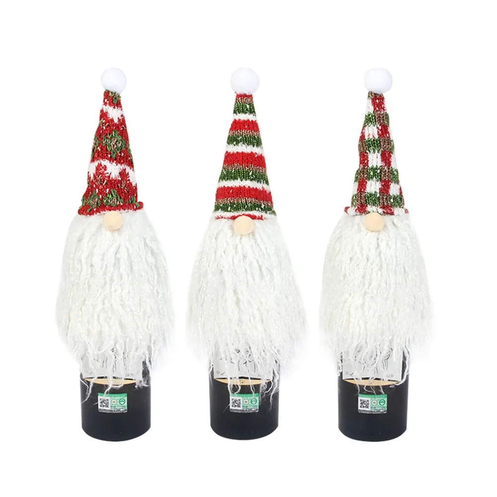 

Christmas Wine Bottle Cover Merry Christmas Decorations For Home 2021 Natal Christmas Ornaments Xmas Gifts Happy New Year 2022