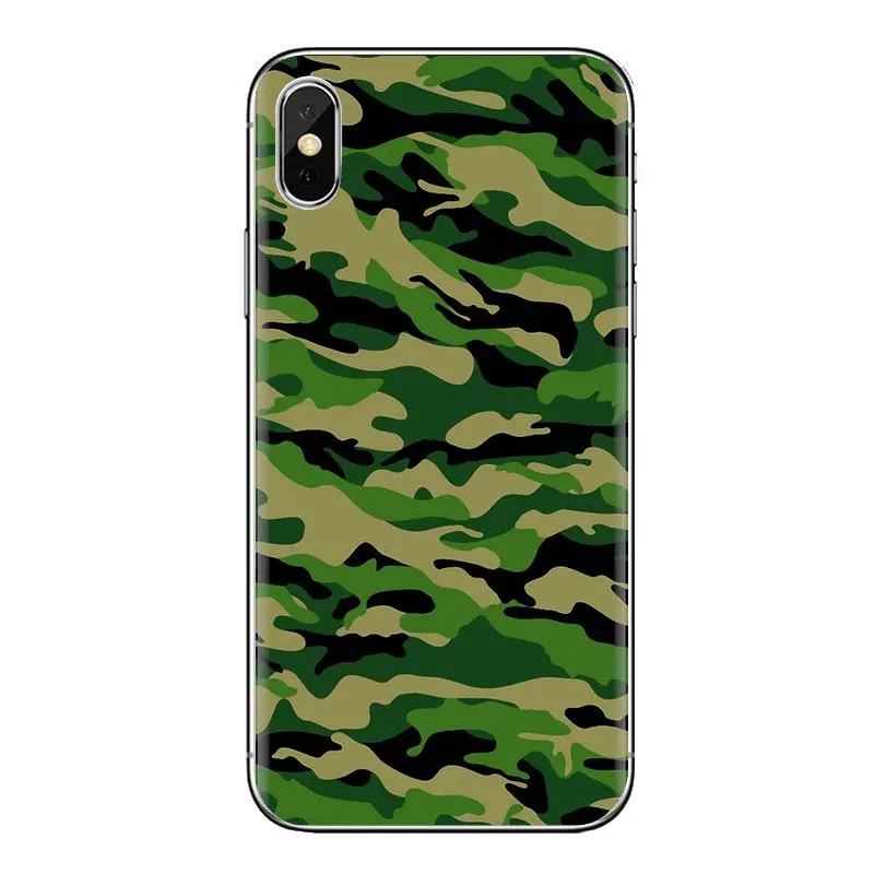 For LG G3 G4 Mini G5 G6 G7 Q6 Q7 Q8 Q9 V10 V20 V30 X Power 2 3 K10 K4 K8 2017 TPU Shell Cases Colorful Army Camo Camouflage Skin |