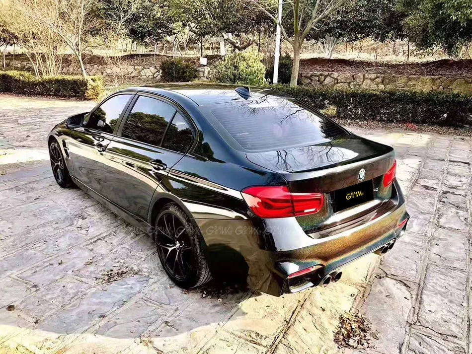 

Iridescence Laser Black Vinyl Wrap Film Air Bubble Free Car Wrapping Cover Sticker Black Psychedelic Gloss Flip 1.52*20M/Roll
