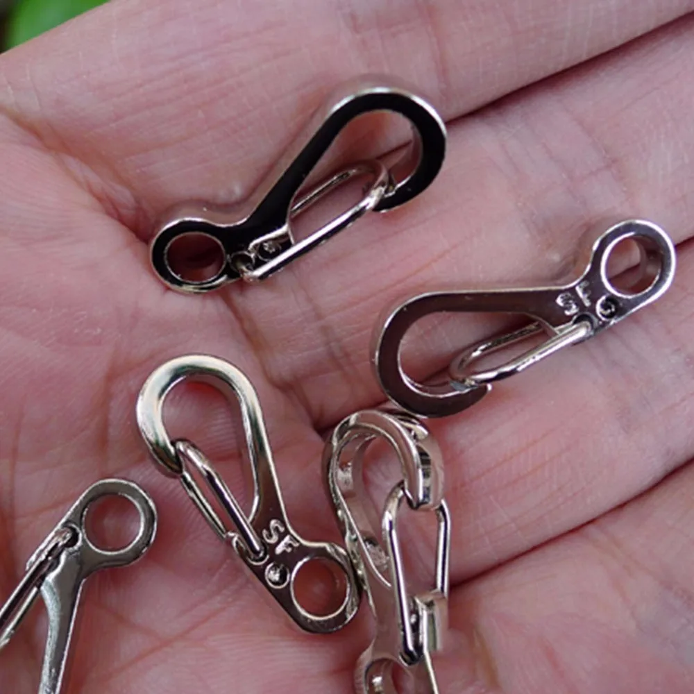 10 шт. Пружинные застежки для рюкзака альпинистские карабины повседневного