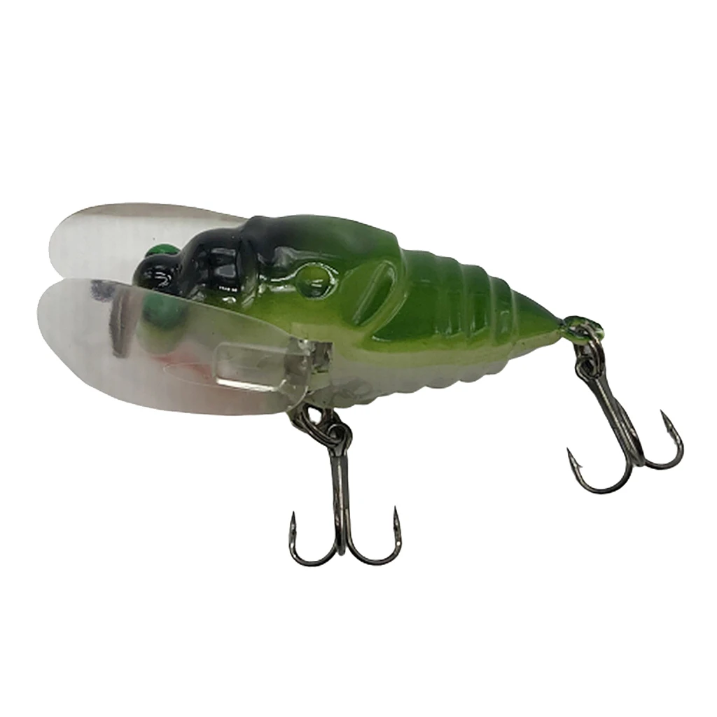 Крылатый Цикада Topwater Popper Crawler пресноводные приманки приманка для ловли окуня