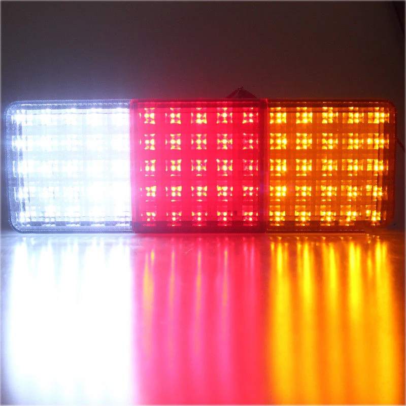 

Rear Rectangle Removable 75LED Super Bright For Caravan Tail Light Car Indicator Lamp Trailer Durable Accessories