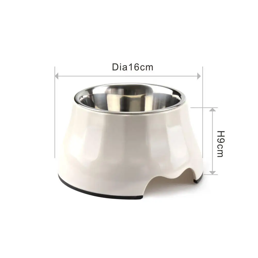 9 см миска для домашних животных из нержавеющей стали конфетного цвета