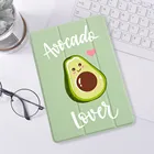 Чехол-подставка для планшета Air 4, iPad 10,2 8-го поколения, с забавным рисунком авокадо, Pro 11, 2020, Mini 2, 5, 9,7, 10,5, Air 3