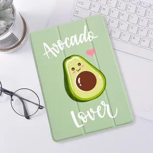 Чехол-подставка для планшета Air 4, iPad 10,2 8-го поколения, с забавным рисунком авокадо, Pro 11, 2020, Mini 2, 5, 9,7, 10,5, Air 3