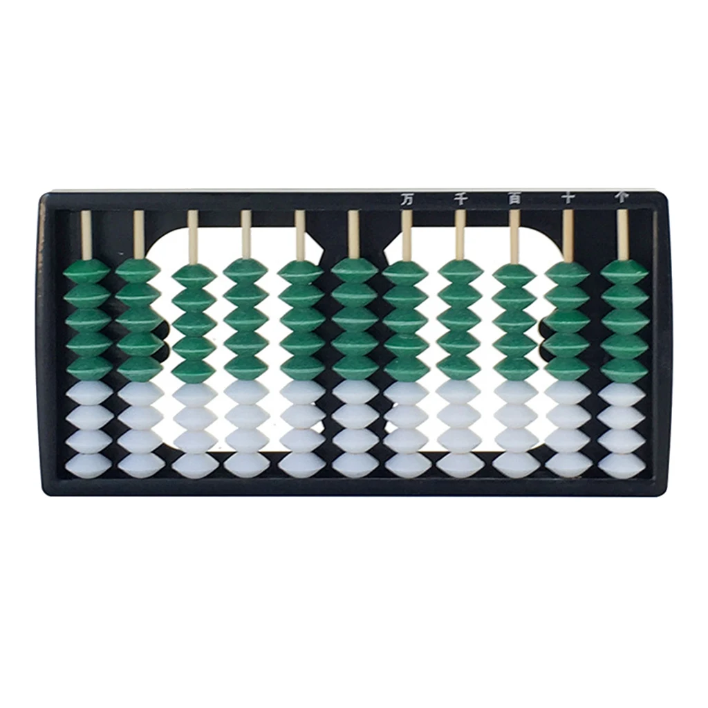 11 цифр стержни деревянные Abacus Китайский Японский калькулятор Счетный инструмент