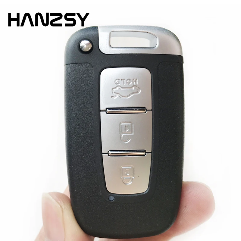 4/3 Кнопка Smart key shell Fob для hyundai Genesis Coupe Sonata Ix35 Elantra Equus Velo Veloster корпус для ключей от автомобиля крышка пустая