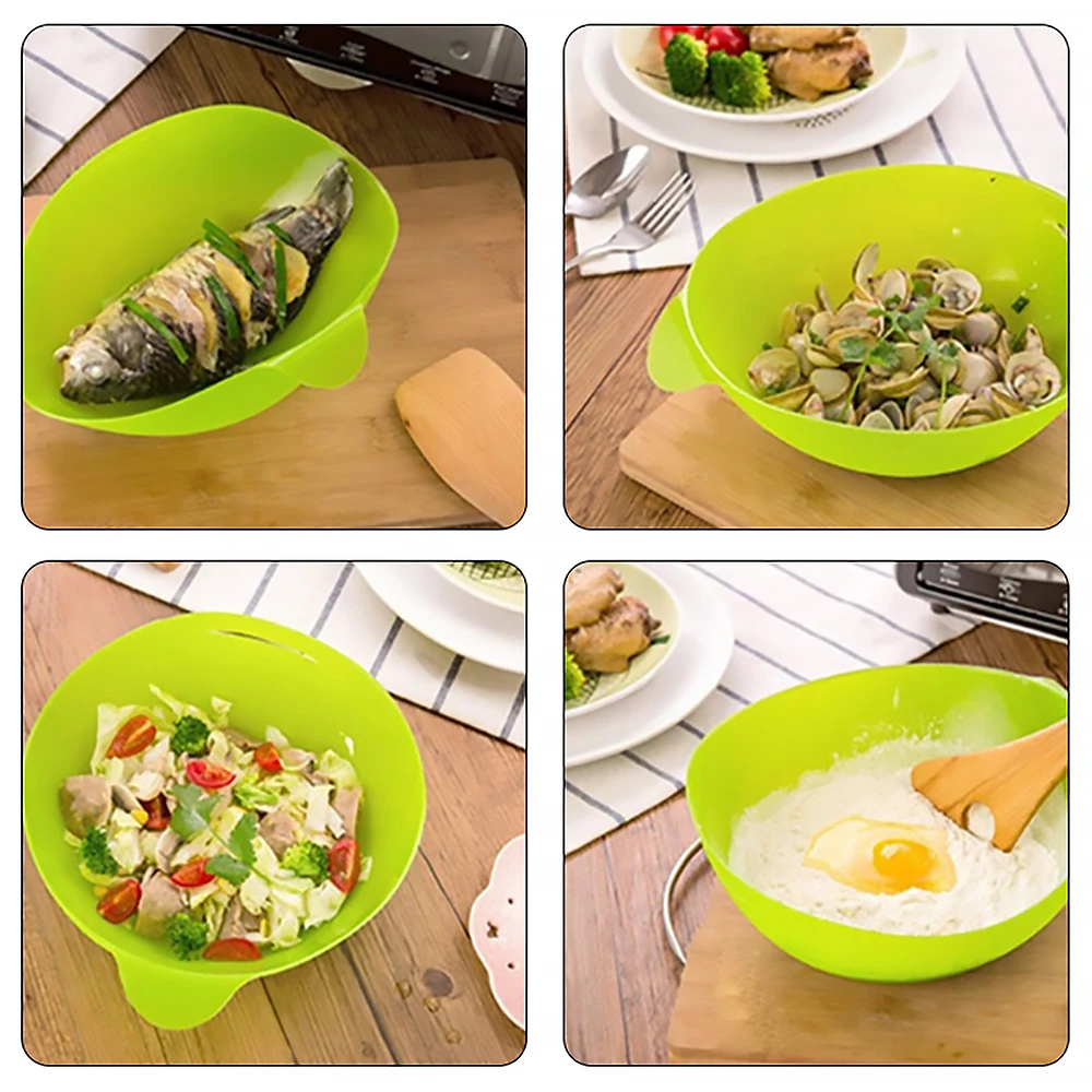 Складная чаша силиконовый для микроволновой печи отпариватель рыба пар жаровня