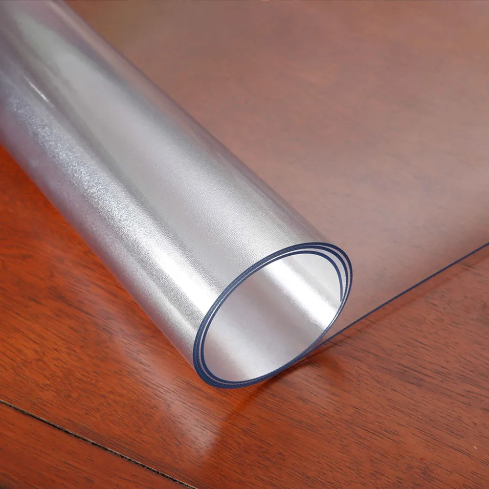 Прямоугольная скатерть из мягкого стекла ПВХ Прозрачная маслостойкая Кухня