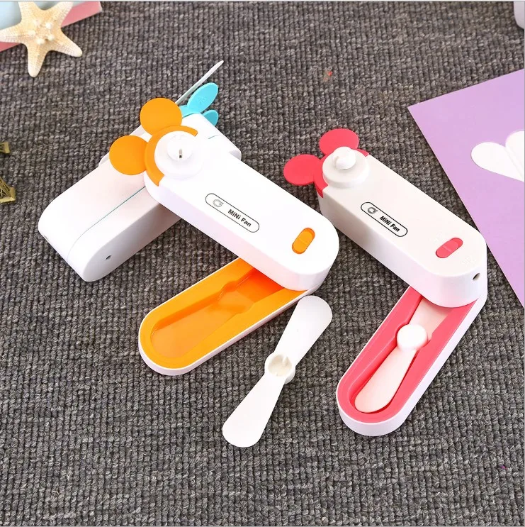 Складной мини вентилятор для путешествий с usb зарядкой карманный портативный