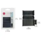 Профессиональная машинка для стрижки волос, пластиковая насадка на триммер, направляющая для защиты волос, удаление секущихся кончиков волос, парикмахерский инструмент