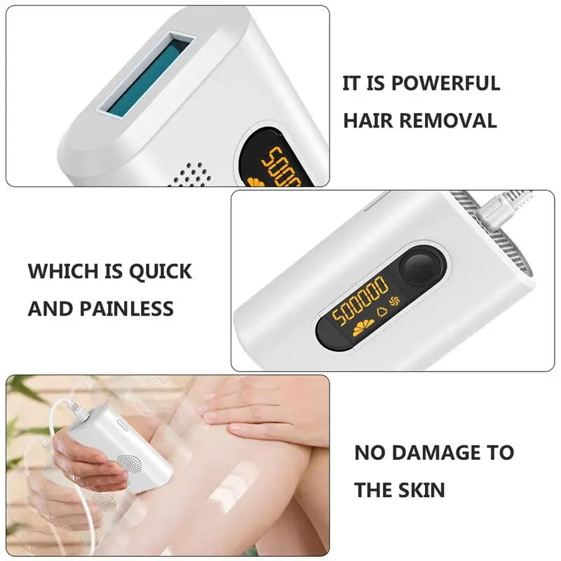 

1Pc Household Hair Removal Handheld Apparatus Hair Removal Instrument (White)