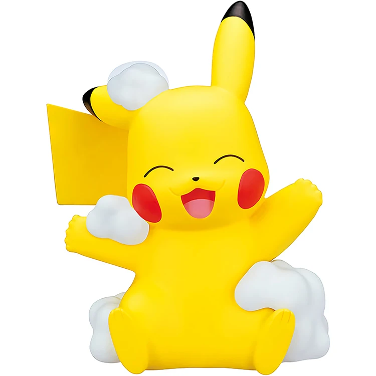 

TOMY Pokemon Gacha Pikachu Ornaments Minccino Squirtle Mudkip Slowbro Doll Toy Gifts Movie & TV