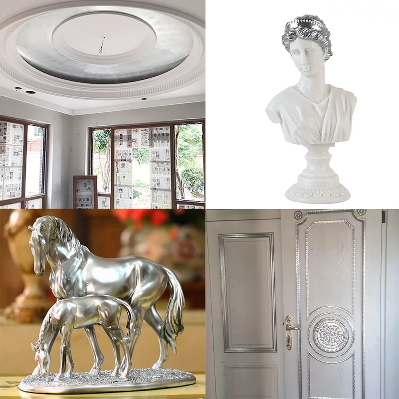 14X14cm имитация серебряного листа 1000 листов листы для золочения лист алюминиевого