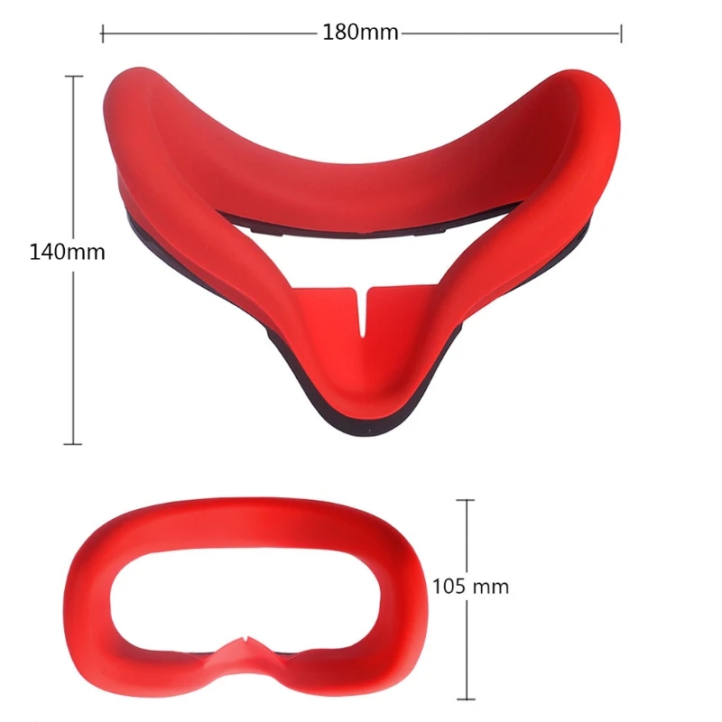 

2021 New Soft Anti-sweat Silicone Eye Mask Case Cover Skin for oculus Quest VR Glasses Face Eye Cover Pad