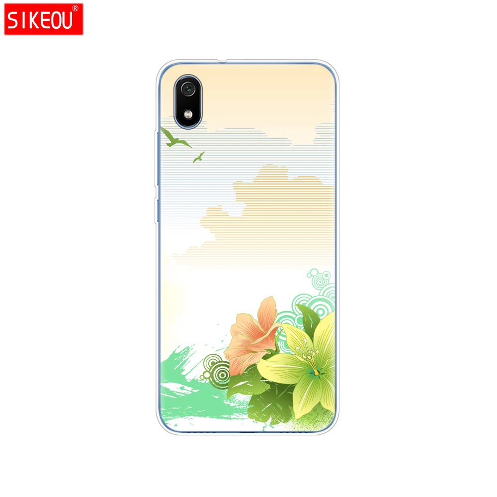 33817 Силиконовый чехол для xiaomi redmi 7a Чехлы Защитная мягкая задняя крышка из ТПУ на redmi 7 a бампер hongmi 7a чехол для телефона coque - Color: 33817