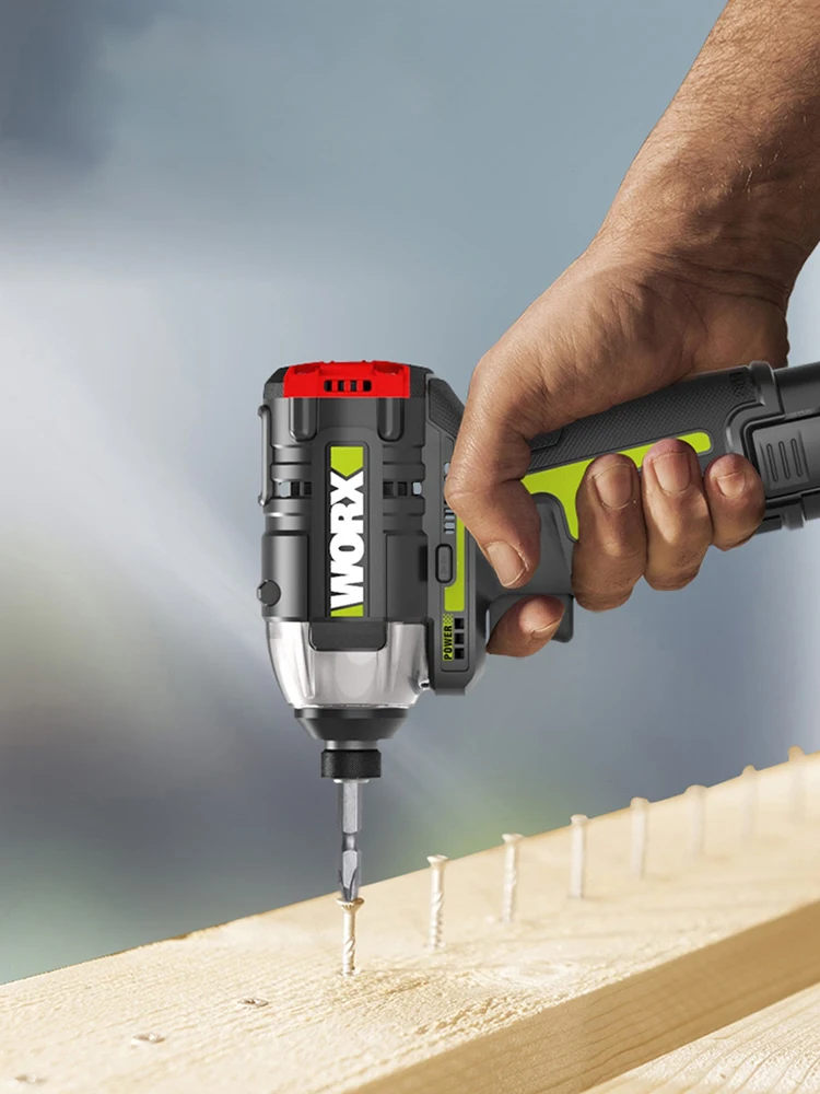 Шуруповерт ударный Worx WU132 12 В С 2 аккумуляторами и 1 зарядным устройством |