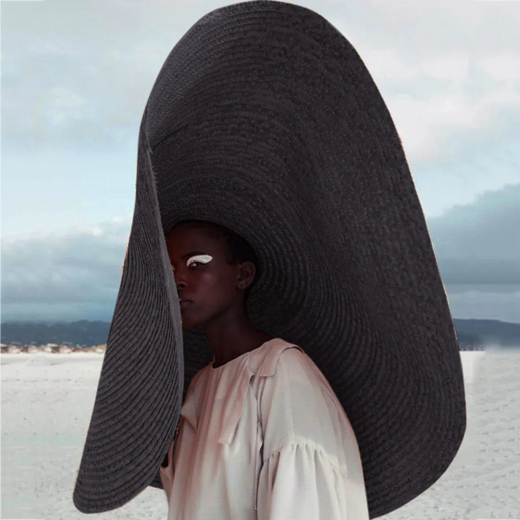 

Hot Summer Sun Protection Caps Fashion Large Wide Sun Hat Beach Anti-UV Sun Protection Foldable Cap Cover gorros y sombreros