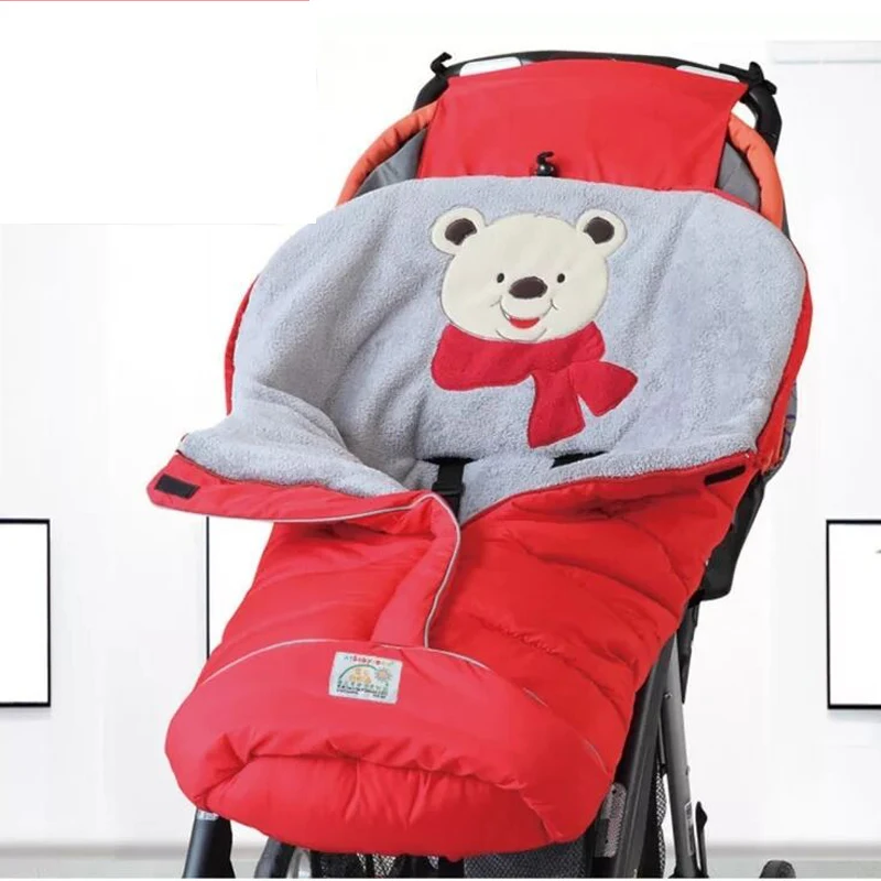 Осенне-зимний теплый детский спальный мешок конверт для извлечения зимнего