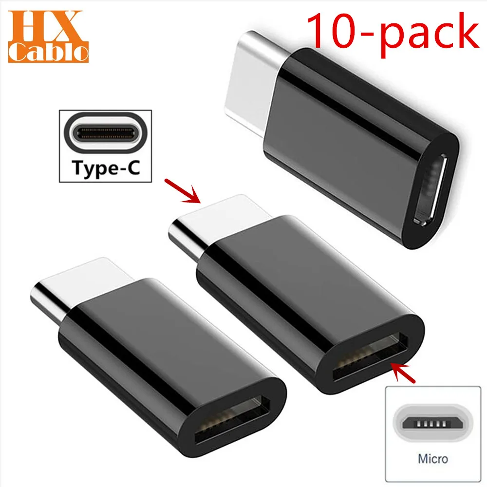 Адаптер зарядного устройства с Micro USB на Type C для Huawei P20 Lite / Pro зарядка Lenovo Yoga Tab 3 Plus 10