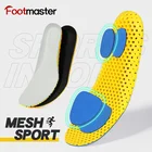 Эластичные амортизирующие стельки для обуви FootMaster, дышащие сотовые вставки для кроссовок, подкладка для ходьбы унисекс