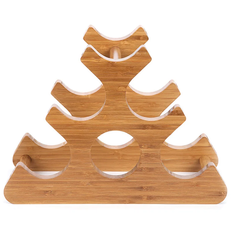 1 шт. в европейском стиле трехмерная Винная стойка вертикальная бамбуковая для