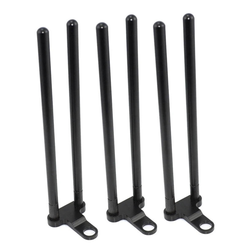 Hirisi 3Pcs Fishing Snag Bars Ears Bite Alarm Carp Windproof Fishing Rod Connector For Bite Alarm Carp Fishing Tackle