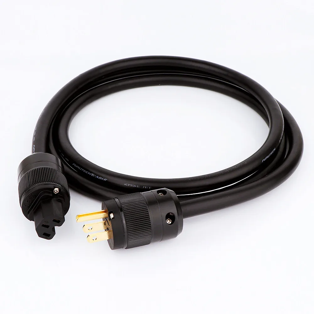 

HIFI FP-314Ag OFC US Power Cord AC Mains Power Cable With Gold Plated P078 Power Plug