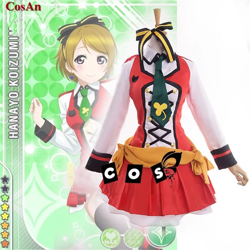 

Anime LoveLive Koizumi Hanayo Cosplay Costume SUNNY DAY SONG Lovely SJ Uniform Activity Party Role Play Clothing Custom-Make Any