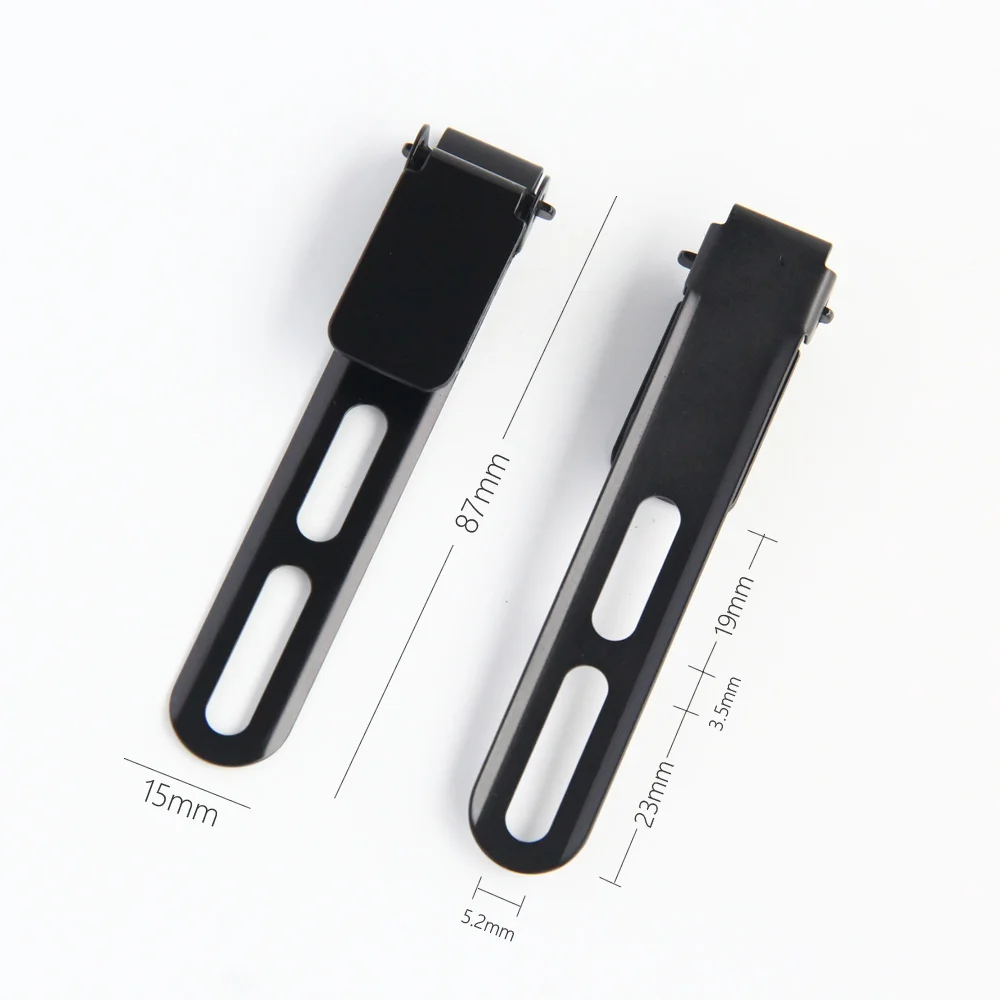 Тактический Черный идеальное решение для переноски зажим из нержавеющей стали