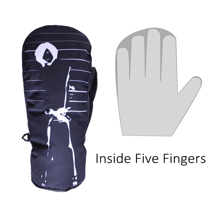 Зимние унисекс и лыжные перчатки водонепроницаемые для сноуборда уличного