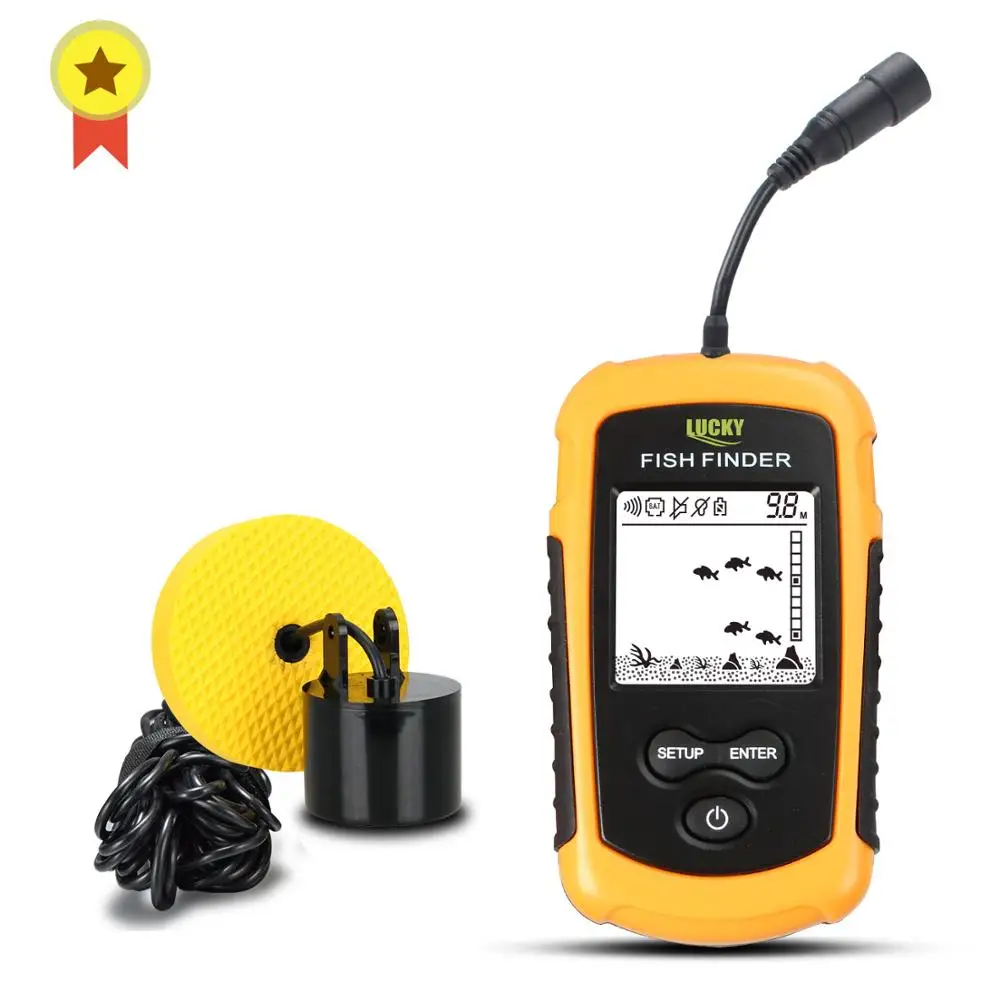 Русский Руководство! Lucky FF1108-1& FFW1108-1 портативный эхолот ЭХОЛОТ глубина океана