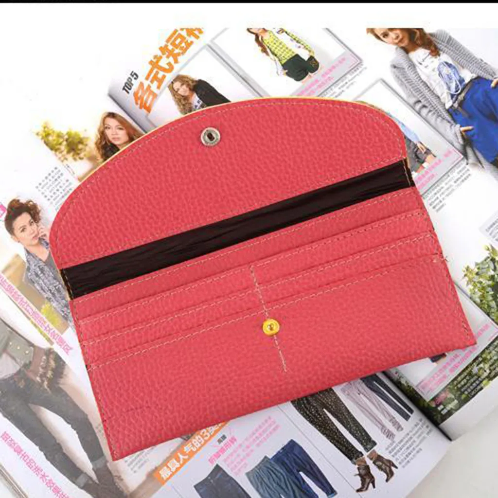 Aelicy Girls coin purse Leather Pure Color Coin Bags simple women wallets pouch Card Holder bolso nina portamonete 2020 new | Багаж и